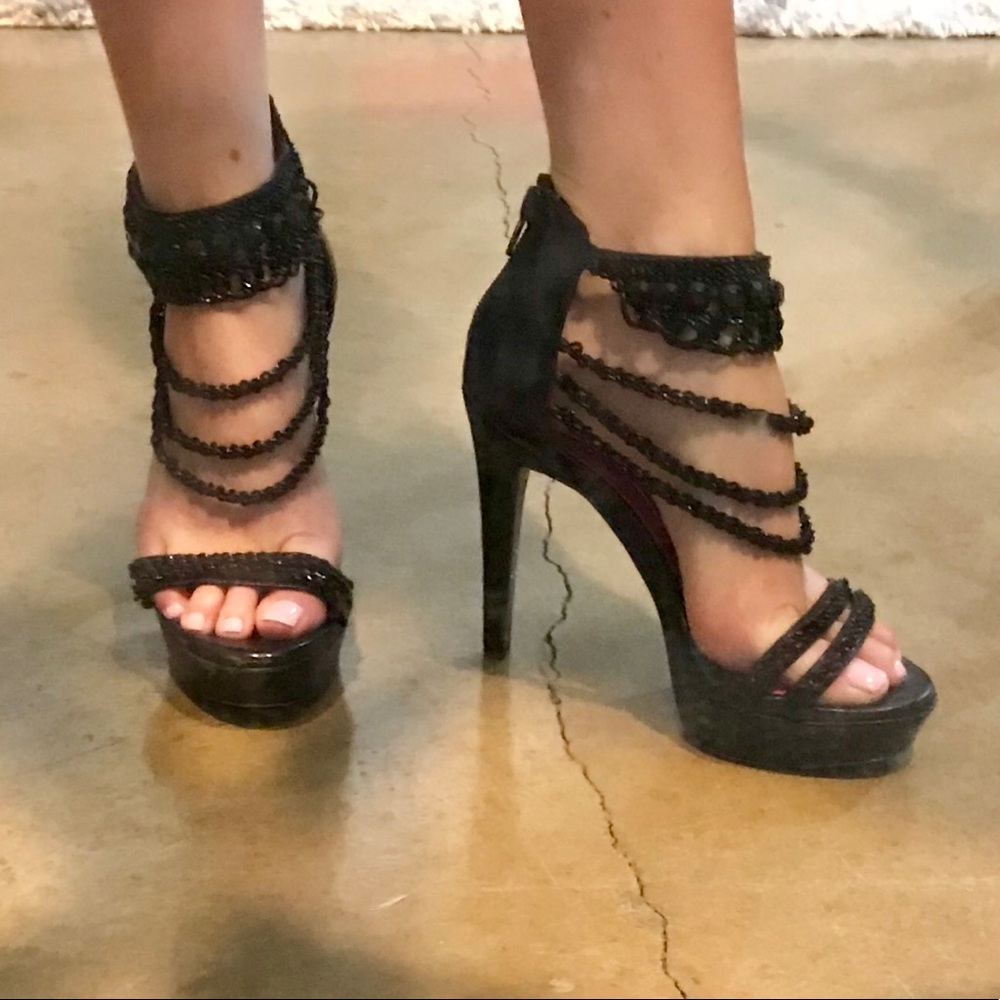 Black heels